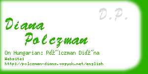 diana polczman business card